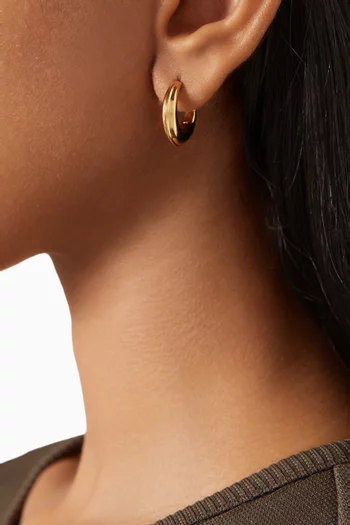 Bonnie Hoop Earrings in Gold-plated Sterling Silver