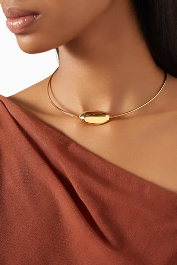 Scarlet Collar Necklace in Gold-plated Sterling Silver
