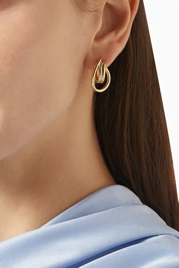 Sonder Hoop Earrings in 14kt Gold Vermeil