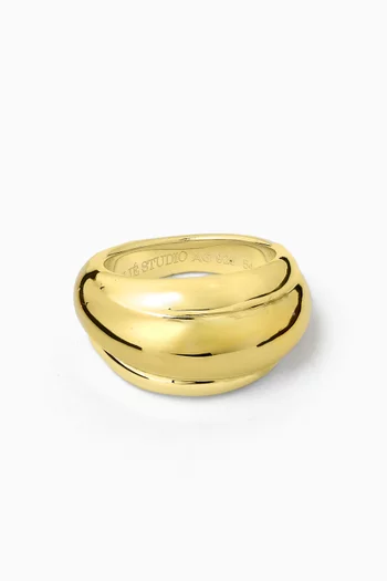 Zoe Ring in Gold-Plated Sterling Silver