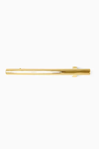 Willa Hair Barrette in 18kt Gold-plated Brass