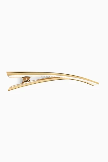 Mona Hair Clip in 18kt Gold-plated Brass