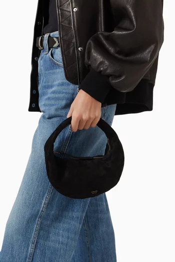 Mini Olivia Hobo Bag in Suede