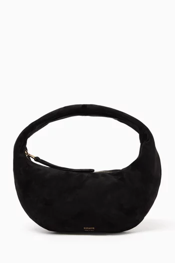 Mini Olivia Hobo Bag in Suede