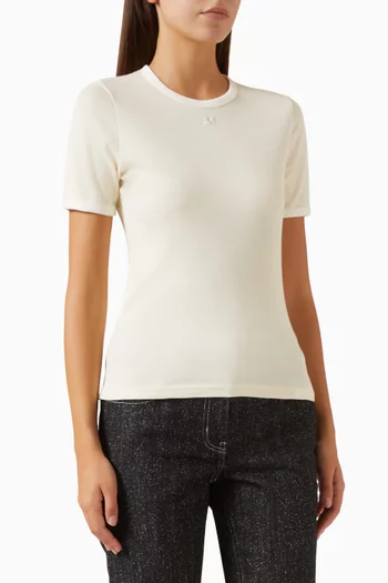 Signature Contrast T-shirt in Cotton