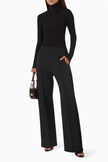 Mockneck Bodysuit in Jersey
