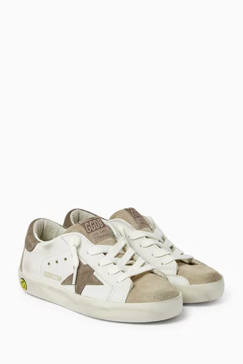 Junior Super-Star Sneakers in Leather