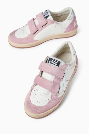 Ball Star Strap Sneakers in Leather
