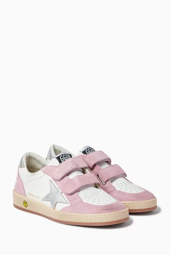 Ball Star Strap Sneakers in Leather