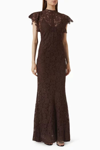 Laia Cut-out Dress in Lace