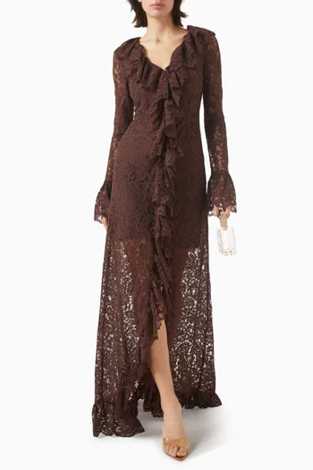 Clementina Maxi Dress in Lace