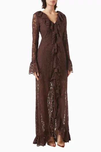 Clementina Maxi Dress in Lace