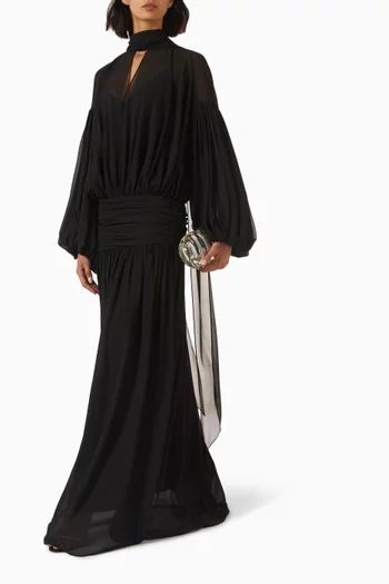 Solana Maxi Dress in Chiffon