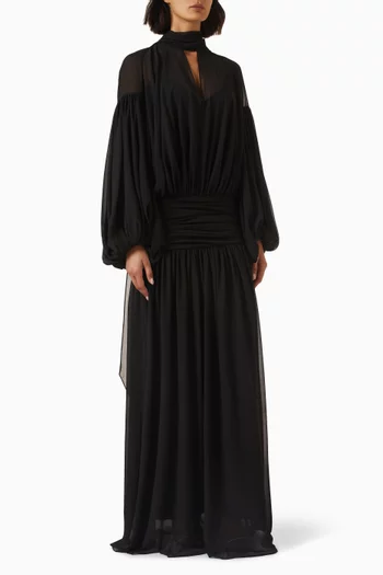 Solana Maxi Dress in Chiffon
