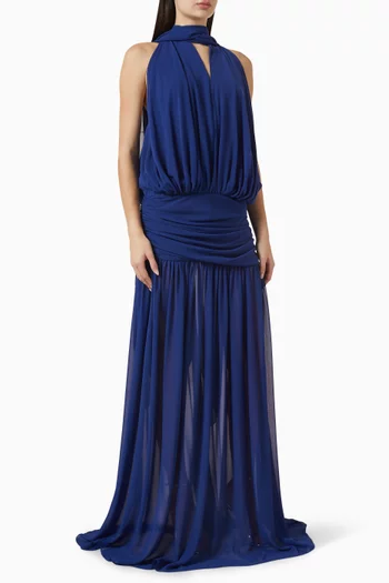 Cruz Maxi Dress in Chiffon
