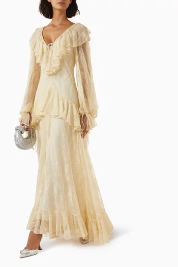 Ximena Balloon Maxi Dress