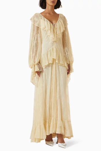 Ximena Balloon Maxi Dress