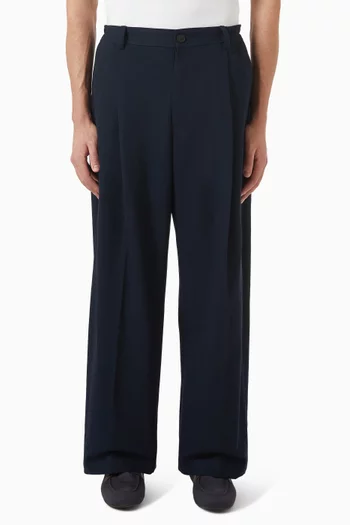 Elasticated Pleated Pants