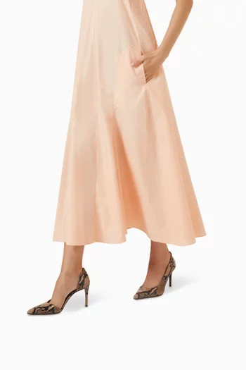 Jett D'Orsay 85 Pumps in Python Leather