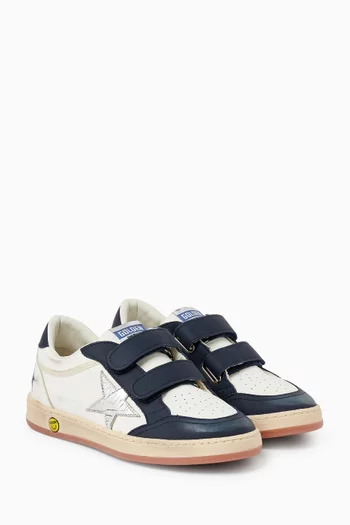 Ball Star Strap Sneakers in Leather