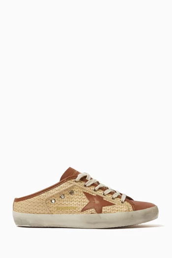 Super-star Sabot Sneakers in Raffia