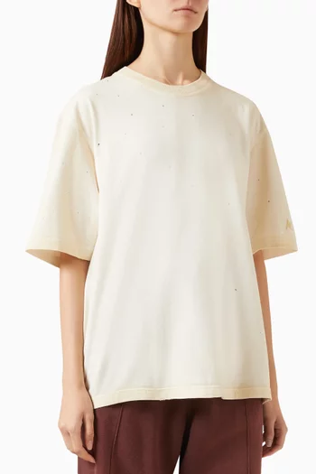 Reverse Logo T-shirt in Cotton
