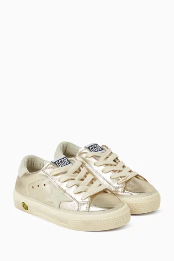 May Sneakers in Laminated Leather