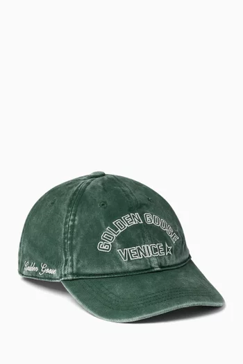 Journey Baseball Cap in Washed Cotton Twill