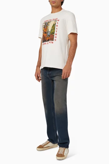 Printed T-shirt in Cotton