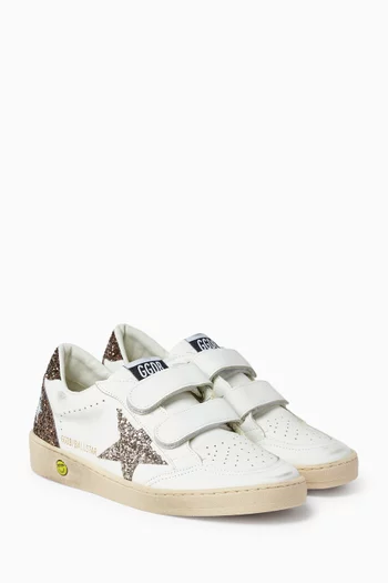 Ball Star Strap Sneakers in Leather