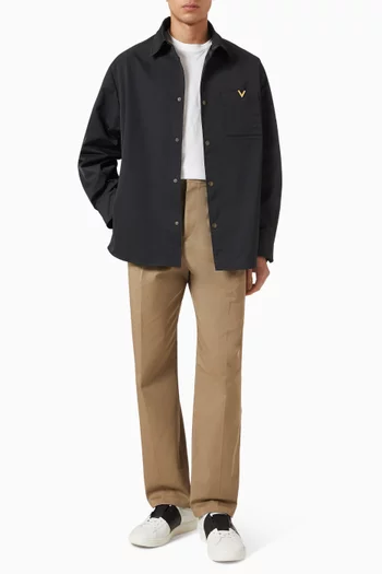 VGold Shirt Jacket in Nylon-blend