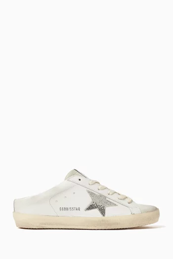Super-star Sabot Sneakers in Leahter
