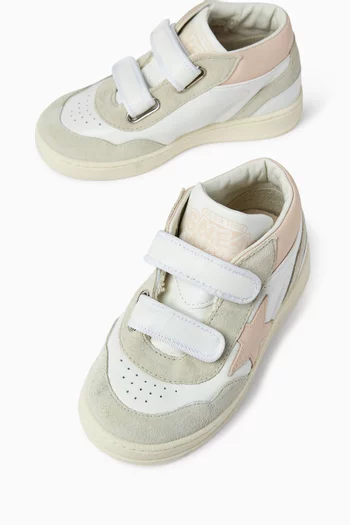 June Basket Sneakers in Leather