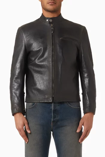 Biker Jacket in Leather