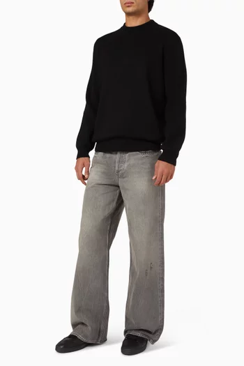 Davis Basic Sweater in Organic Cotton-blend
