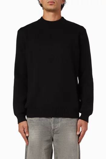 Davis Basic Sweater in Organic Cotton-blend
