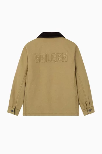 Boxy Jacket in Cotton Canvas
