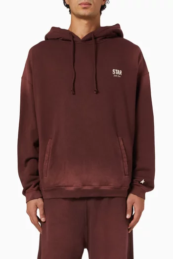 Unisex Star Oversize Hoodie in Cotton