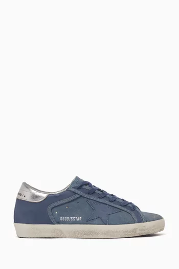 Super-Star Double Quarter Sneakers in Suede