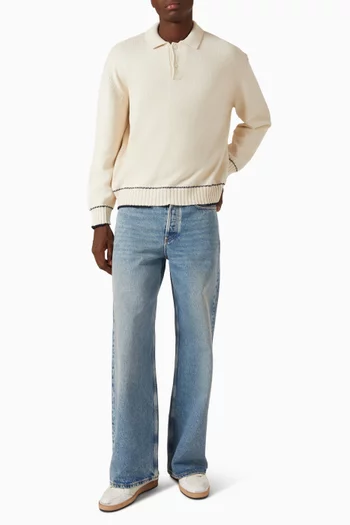 Parker Wide-leg Pants in Denim