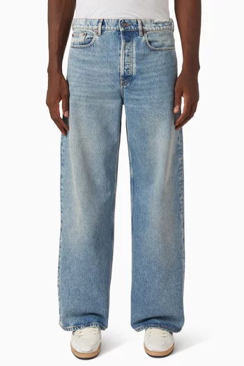Parker Wide-leg Pants in Denim