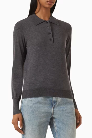 Polo T-shirt in Knit