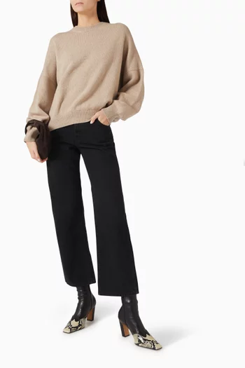 Kerrie Wide-leg Jeans in Denim
