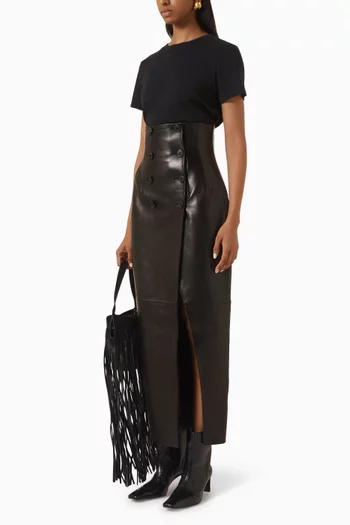 Luiza Skirt in Leather