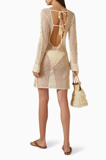 Rosetta Crochet Cover-up Dress