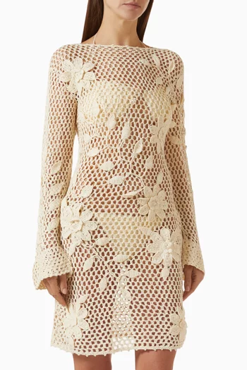 Rosetta Crochet Cover-up Dress