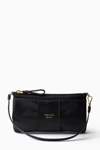 Zip Pouch in Leather