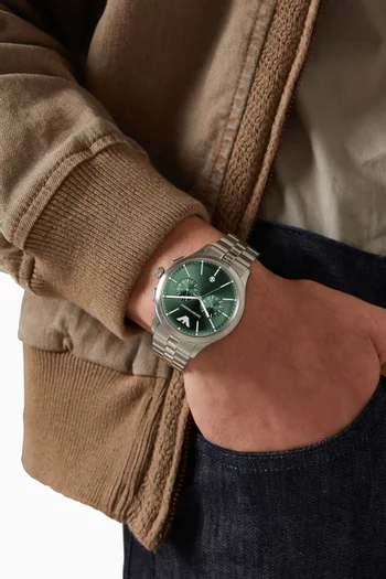 Miyota Quartz Chronograph Watch 42mm