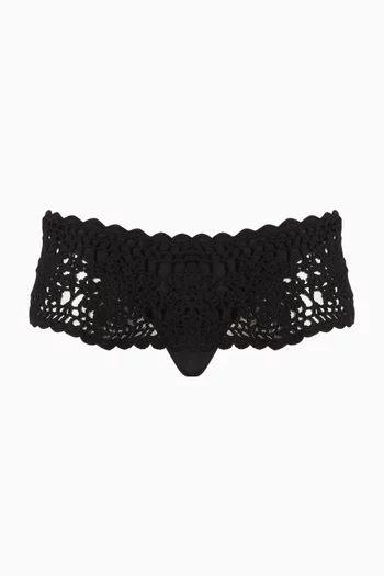 Selly Shine Swim Skirt in Crochet