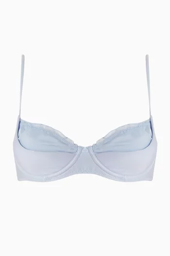 Austin Shine Underwire Bikini Top in Satin